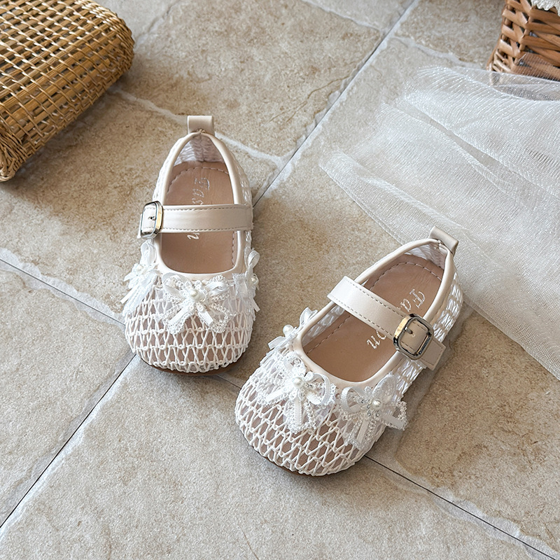 Niños a través de la red 2026 verano nuevas niñas zapatos princesa zapatos de bebé con suela suave zapatos Lefour image 7