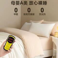 Autumn and Winter A-Grade Thick Long-Fluff Cotton Velvet Four-Piece Set, All-Cotton Pure Cotton Comforter Cover and Sheet Set Three-Piece Set, Nantong Home Textiles 4