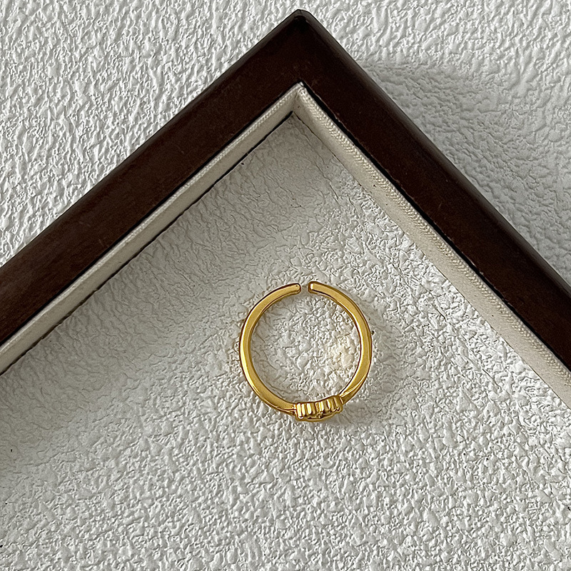 Simple Style Alloy Heart Shape Plating Women's Open Rings display picture 2