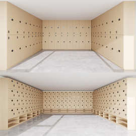 铝合金蜂窝板洗浴中心游泳池更衣柜美容院健身房瑜伽馆柜子储物柜