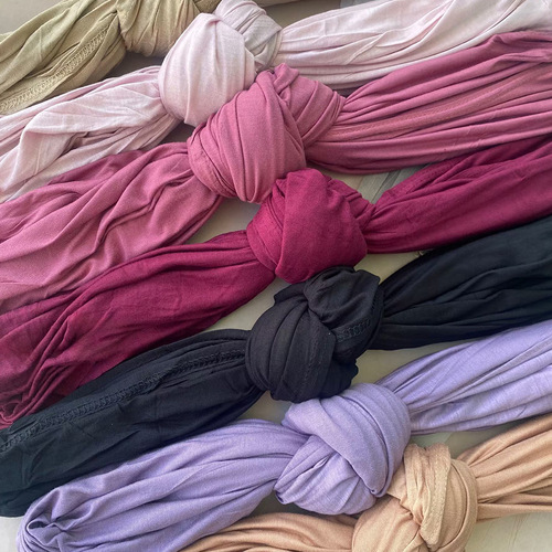 Cross-border direct sale silk-like cotton single-color modal comfortable stretch scarf new wholesale European and American solid color scarf