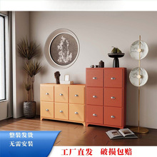 斗柜卧室床尾收纳柜美式复古储物柜子客厅靠墙抽屉柜置物柜