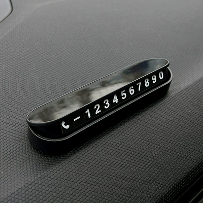 Bulldog Car Decoration Car — Nömrəli dayanma kartı - mirror-parking-sign-send-5-sets-of-numbers