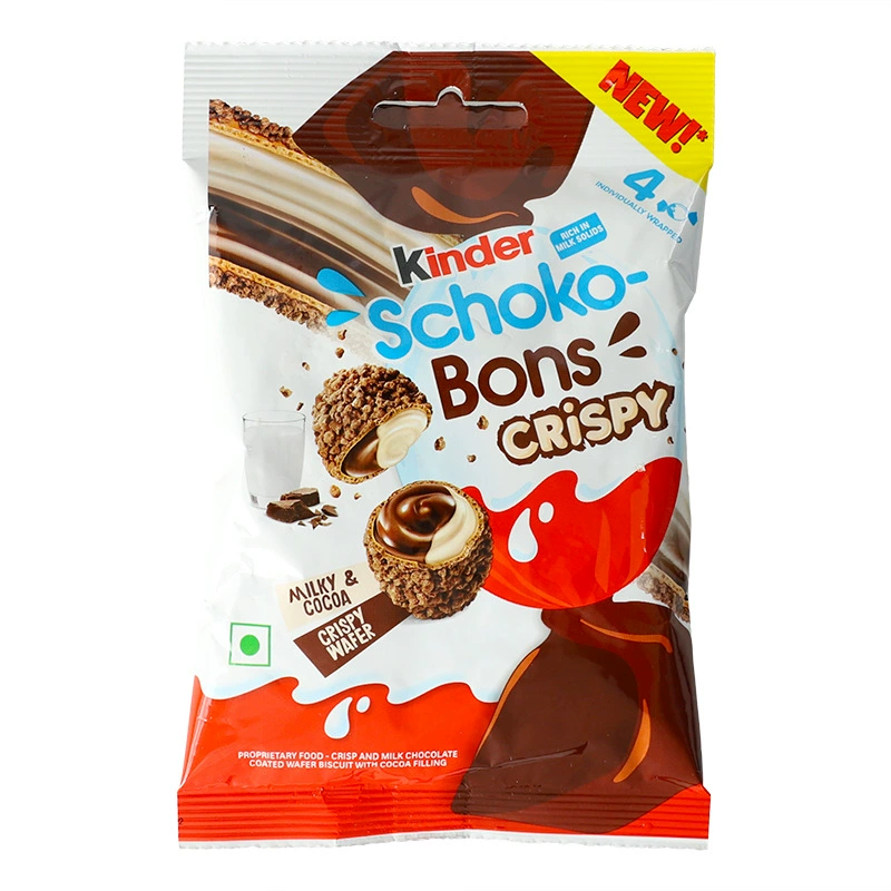 [Индия импорт Kinder кенда шоколадные шарики с какао сливкой и вафелькой хрустящие шарики конфета маленькая закуска]