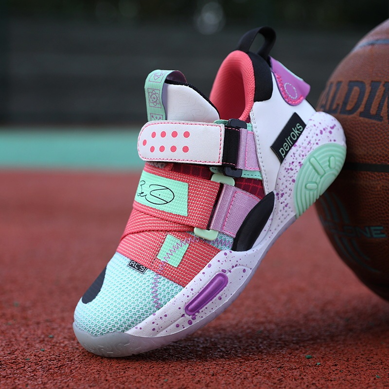Children's Basketball Shoes 2026 New Model Boys' Basketball Shoes Basketball Organization Exclusive Basketball Shoes Foreign Trade Model Sneakers Wholesale