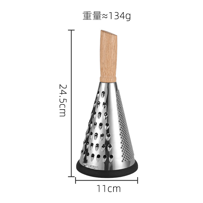 新しいステンレス鋼円錐型プレーナー垂直三面チーズチーズおろし器おろし器果物と野菜ガーリックプレーナー|undefined
