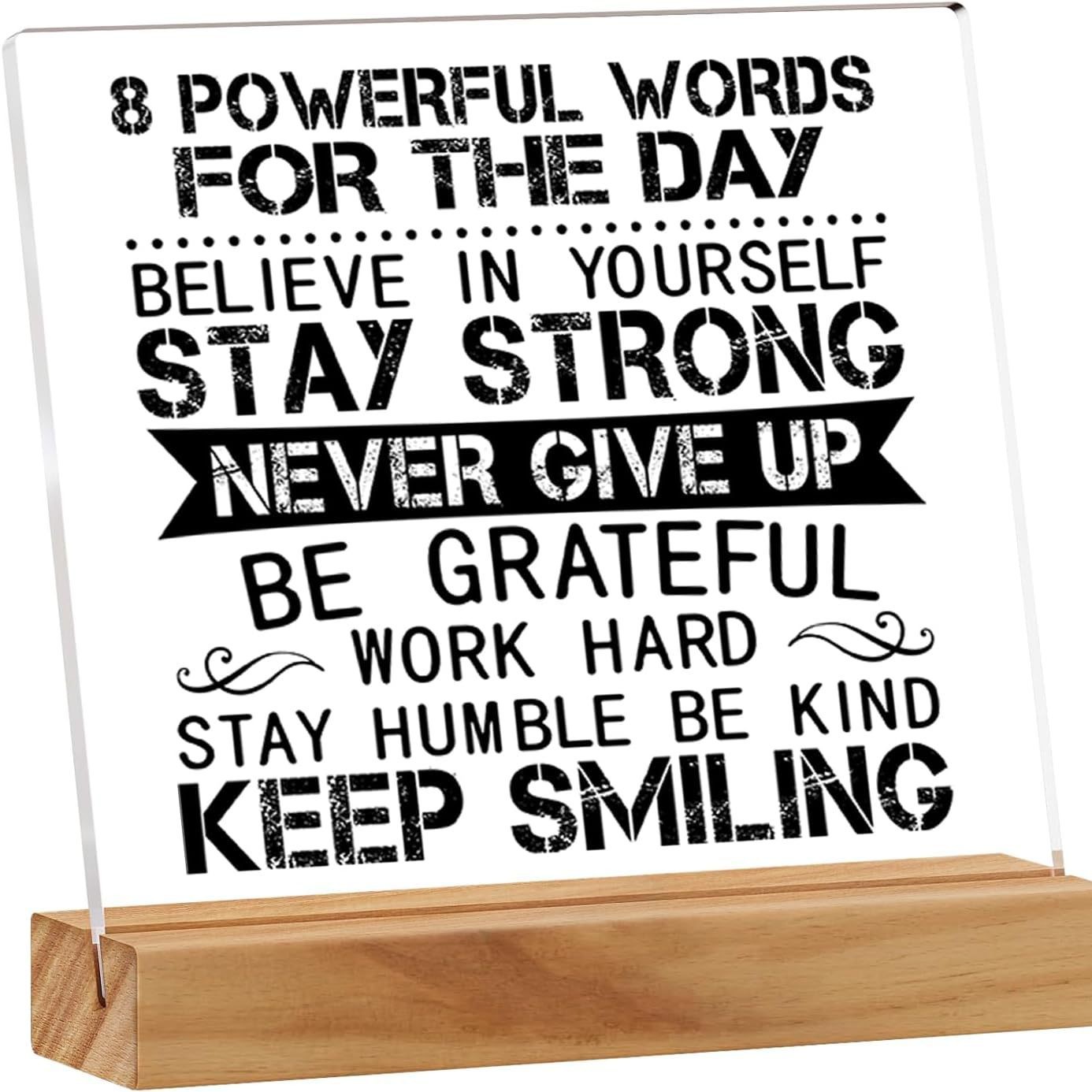 亚马逊新款亚克力桌面立牌装饰圣诞节感恩节万圣节送家人朋友同事