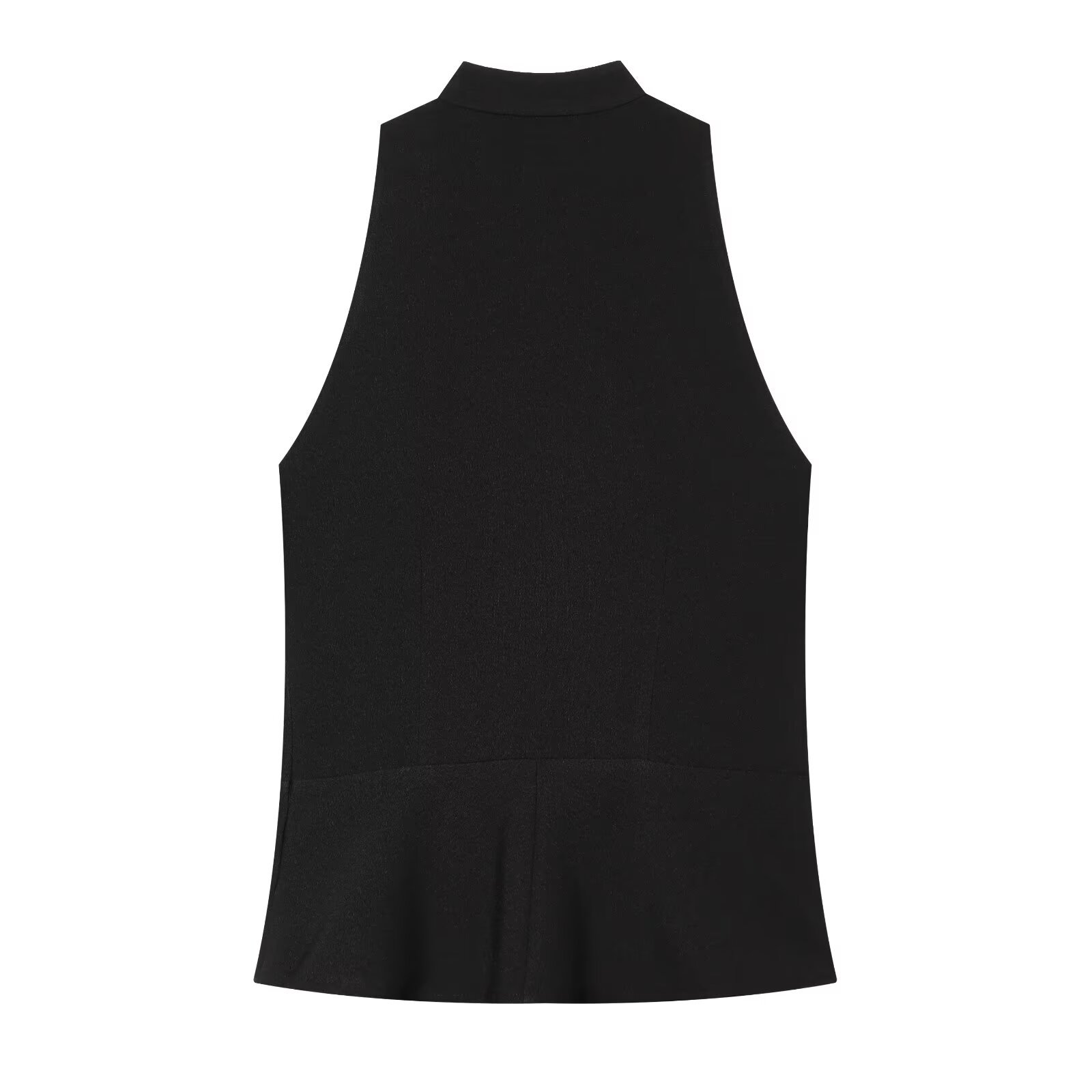TAOP & ZA mujer verano 2026 nuevo estilo sin mangas cuello alto nudos falda corta blusa 5029258 image 3
