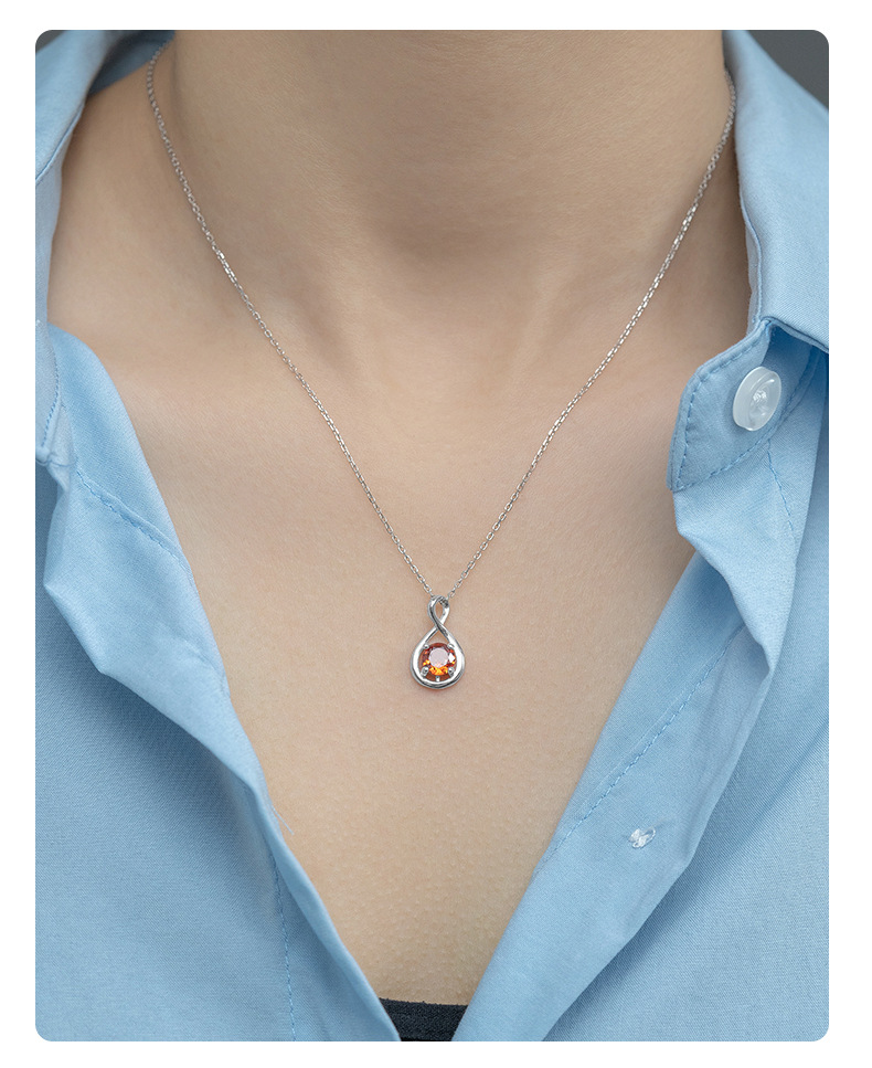 DIY Jewelry Accessories Classification 1 Piece Quantity 1 Piece 10.1*17.2mm 925 Sterling Silver Zircon Geometric Polished Pendant
