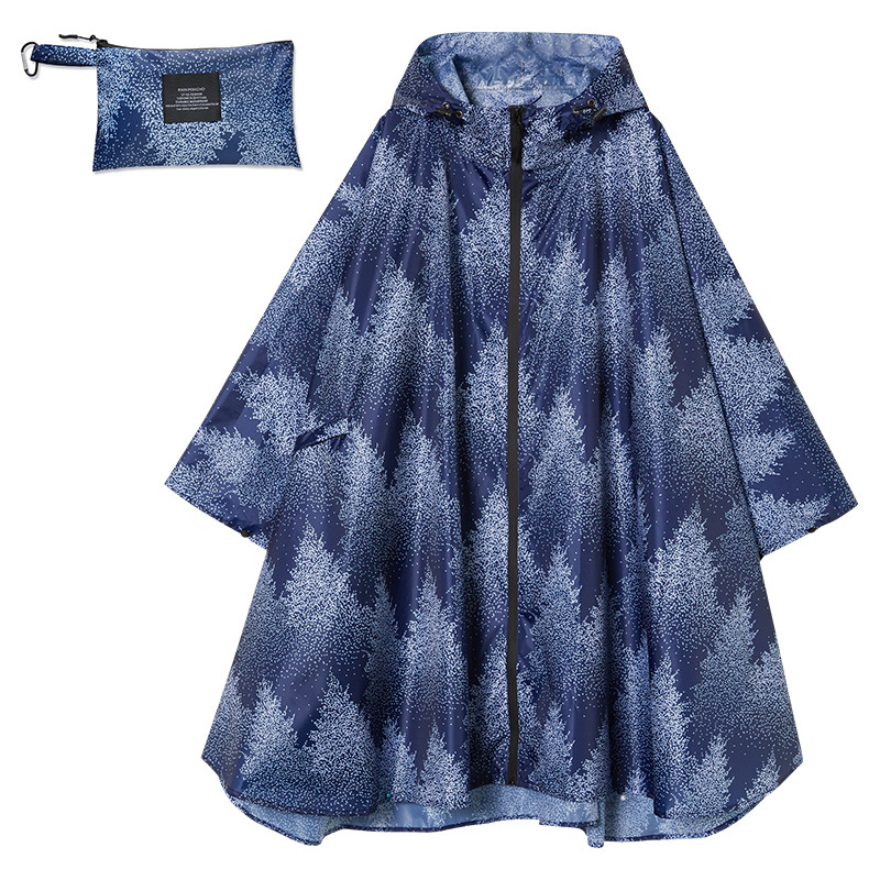 Fabricantes venden japonés Corea del Sur moda Capa delgada hombres y mujeres adultos impermeable poncho mochila ciclismo Amazon comercio exterior image 47
