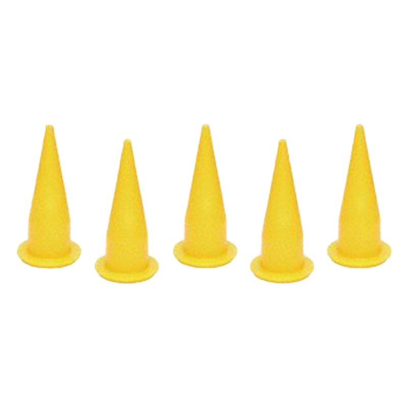 Suministro directo de fábrica 50 piezas de calafateo aplicador de boquilla de pegamento de vidrio herramienta centralizada sellador boquilla de pegamento suave máquina de coser