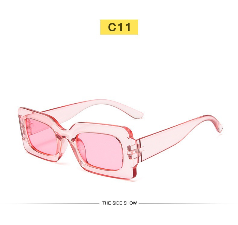 New Fashion Net red sunglasses women Retro Square small frame cross-border sunglasses personalized colorful hip-hop glasses wholesale_voghion.com