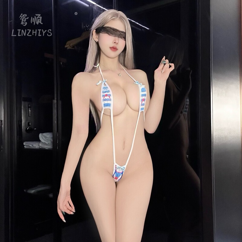 Linzhi Temptation Three-Point One-Piece Sexy Lingerie Cute Outfit No-Take-Off One-Piece Sexy Set Little Bunny Kawaii