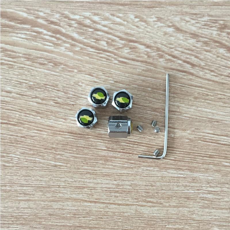 Tapa de Válvula para Neumáticos de Acero Inoxidable Antirrobo para Autos image 27