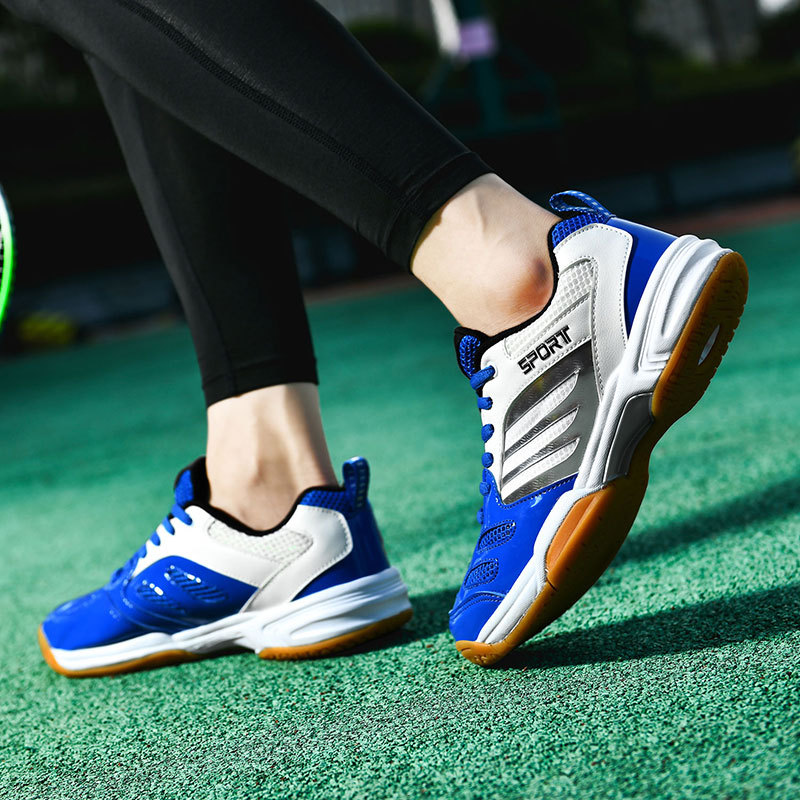 Comercio exterior transfronterizo zapatos de bádminton de tamaño grande para hombres y mujeres, zapatos de tenis de ping-pong ventilados y amortiguados image 2