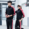 2021 new pattern Spring and autumn season Middle and high school student school uniform Customized Long sleeve trousers Class clothes Athletic Wear lovers suit