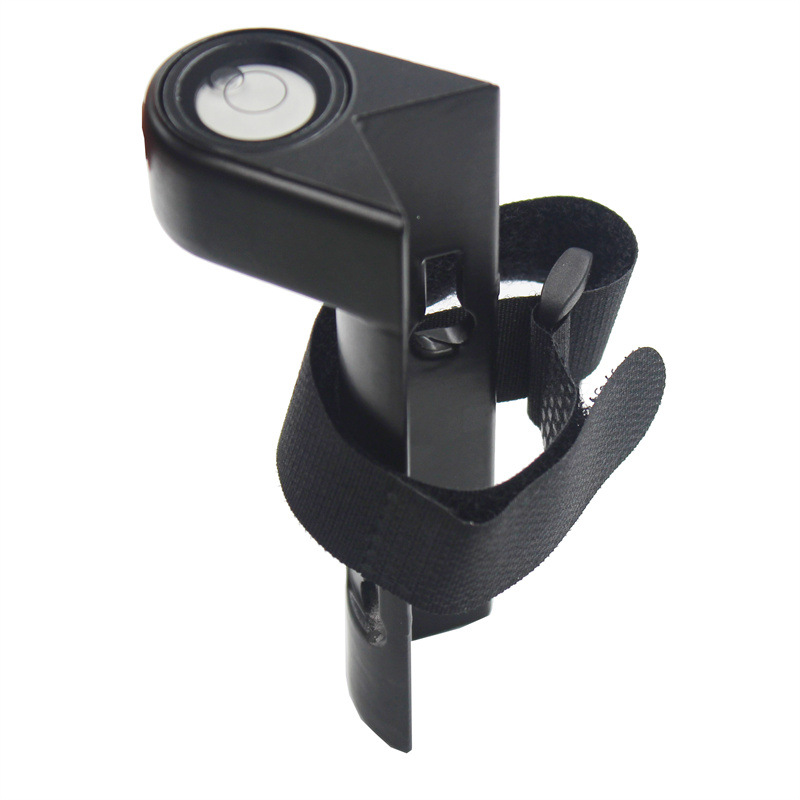 黑色直角水泡组件垂直管件测量水平器对中杆碳纤杆气泡调平水平仪