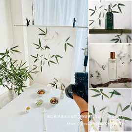 朦胧感油画背景布摄影拍照清新天空静物产品手机拍摄大尺寸直播间