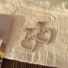 Ear clips heart shaped
