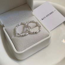 尺寸全天然小米珍珠碎银子戒指ins轻奢小众高级食指戒关节戒指环