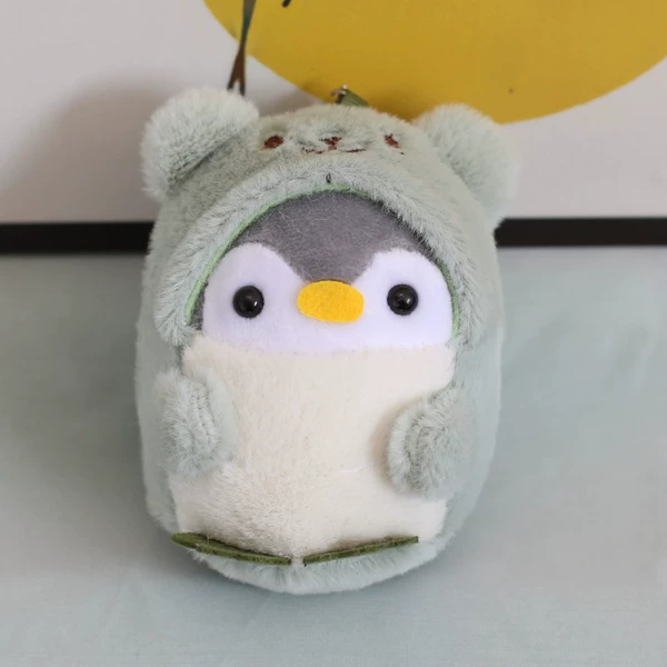 8cm cartoon cross-dressing green penguin weighs 32g