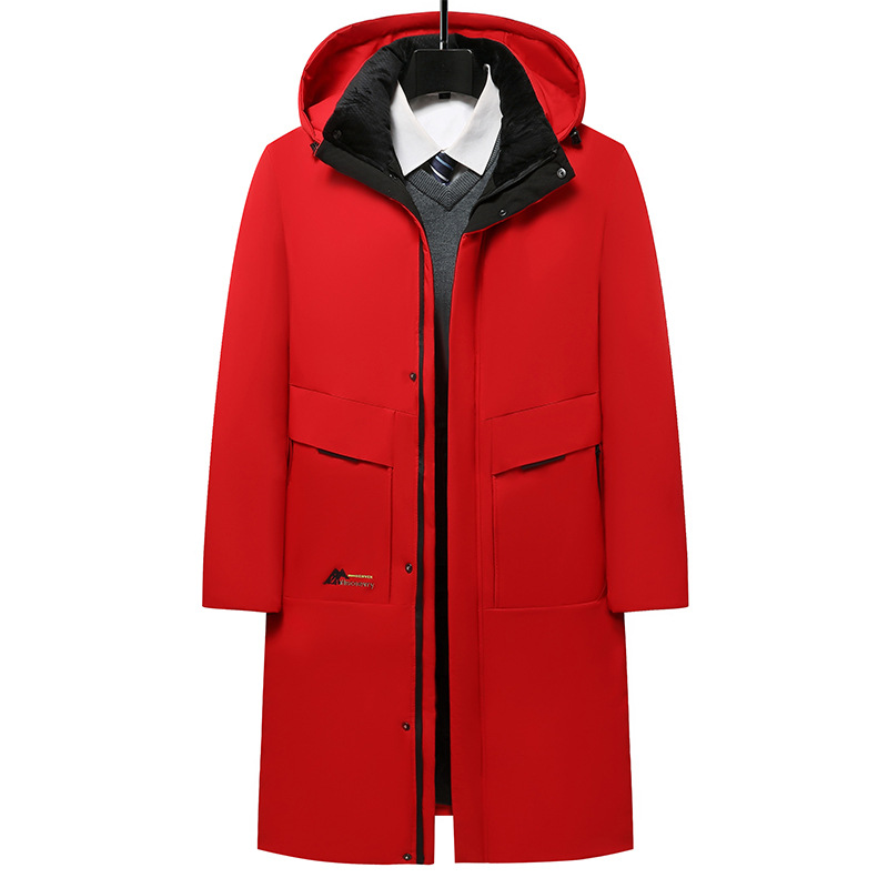 Хлопковая одежда для мужчин среднего и пожилого возраста длинная