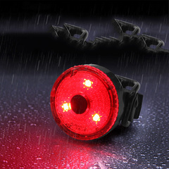 Bicycle Taillight Cross-border Creative USB Charging High-brightness Night Riding Bicycle Taillight Mountain Bike Warning Taillight