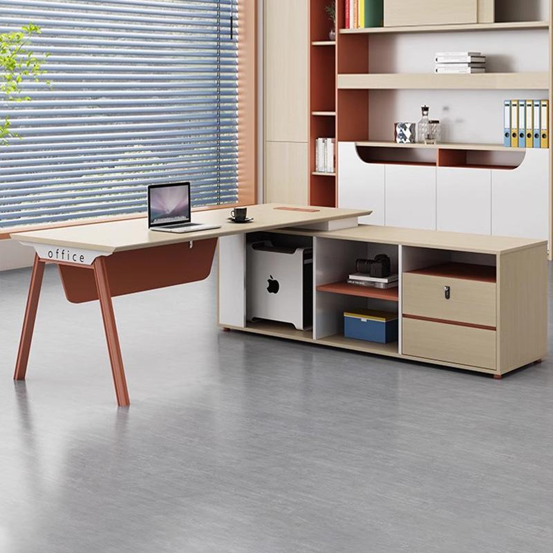 Gerente supervisor mesas y sillas combinación de escritorio de computadora individual jefe mesas y sillas de oficina simple y moderno muebles de oficina