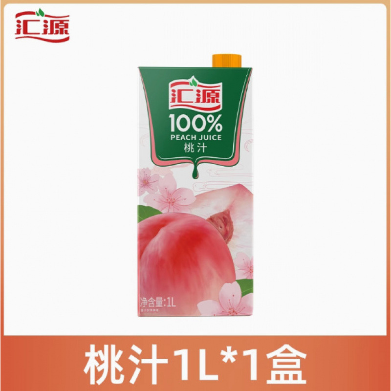 汇源%果汁一升纯桃汁橙汁苹果葡萄汁年货聚餐送礼四季饮料|undefined