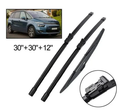 Suitable for Peugeot 3008 MK1 2008-2016 30 "28" 12 "front and rear window wiper wipers (Wiper) - peugeot-3008-mk1-2008-2016-302812