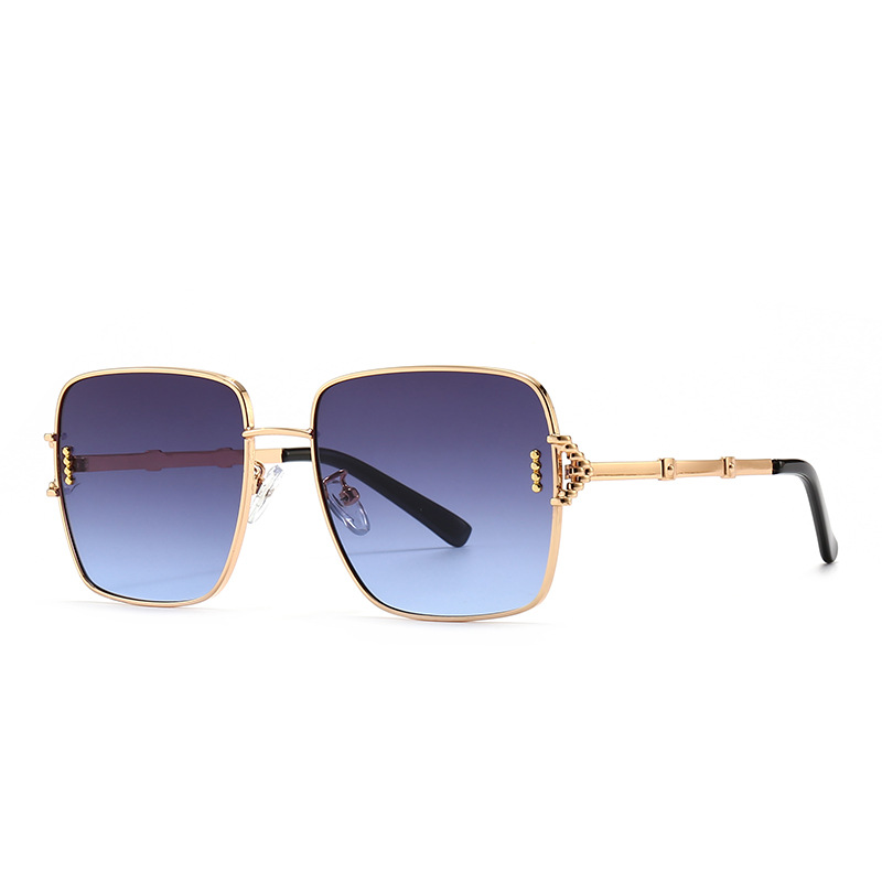 Lunettes de soleil carrées tendance rétro pour photographie de rue, lunettes de soleil à charme moderne INS_voghion.com