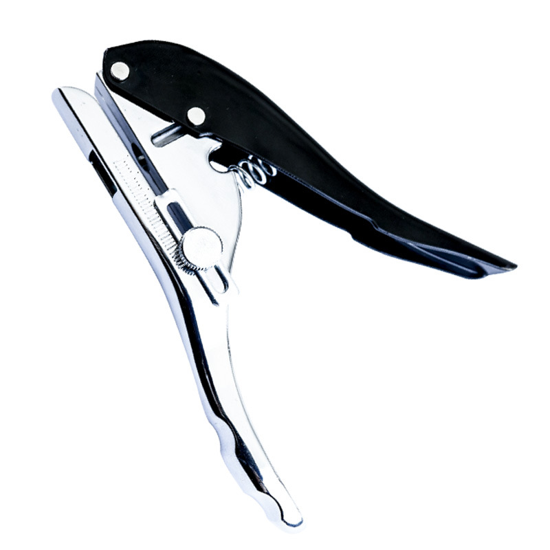 Bisel plástico sellado agujero redondo Placa de papel tornillo puncher de ojal PVC borde bandas punzonado alicates máquina tarjeta de membresía plana