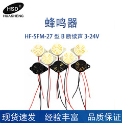 供給 HF-SFM-27 タイプ B 断続音 3-24V ブザー