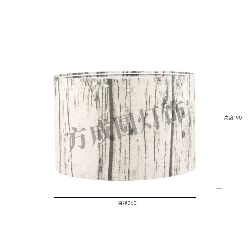 Cubierta de lámpara de tela de patrón de árbol transfronterizo lámpara de escritorio de dormitorio principal lámpara de lámpara de lámpara KD