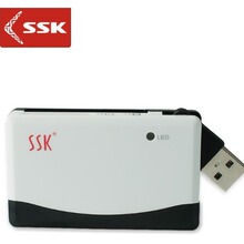 SSK 飚王 SCRM010 TF/SD/CF/MS/XD/M2 多合一读卡器 多功能读卡器