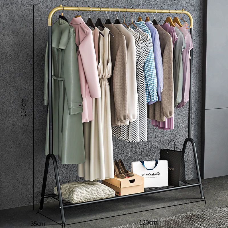 [업그레이드된 수납층] 길이 120CM 블랙 골드