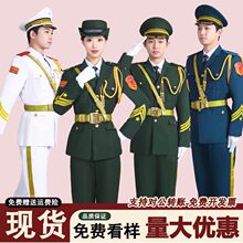 国旗班护卫队服装中学生升旗仪式鼓乐队礼宾服学校仪仗队护旗礼服