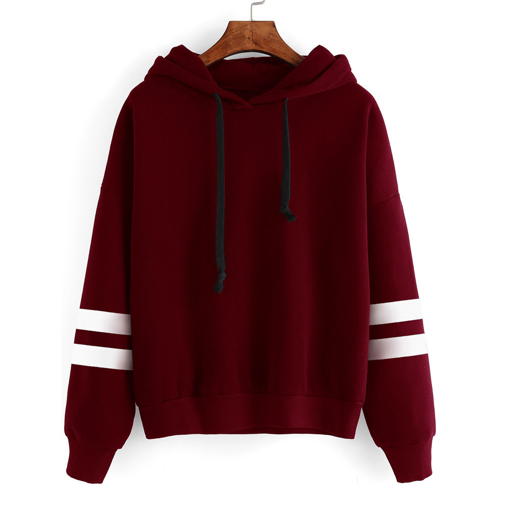 9323 #2021 Otoño e Invierno Nuevo eBay AliExpress deseo con capucha suelta de manga larga suéter mangas dos