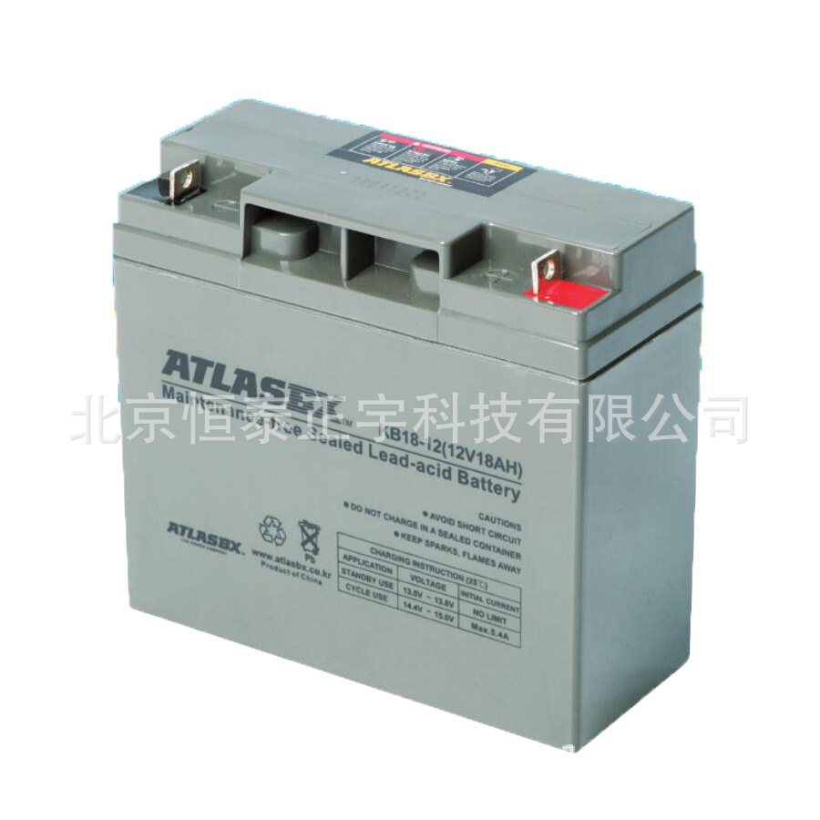 韩国ATLASBX蓄电池KB12-12 12V12AH消防照明 机房UPS蓄电池