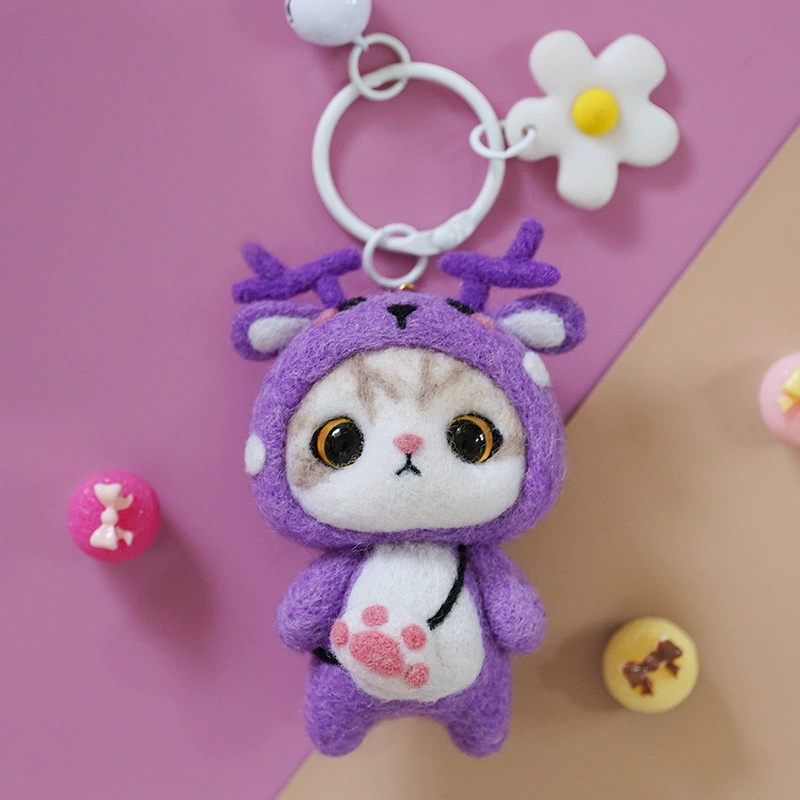 Набор материалов для возлюбленного, войлочная шерсть, handmade, большие глаза, подарок на день рождения, тренировка