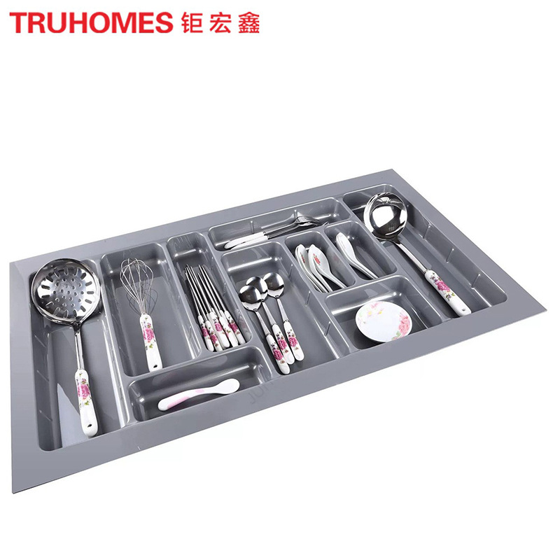 ABS plastic knife and fork plate plastic tableware plate hotel kitchen cabinet storage plate drawer storage box supplies classification