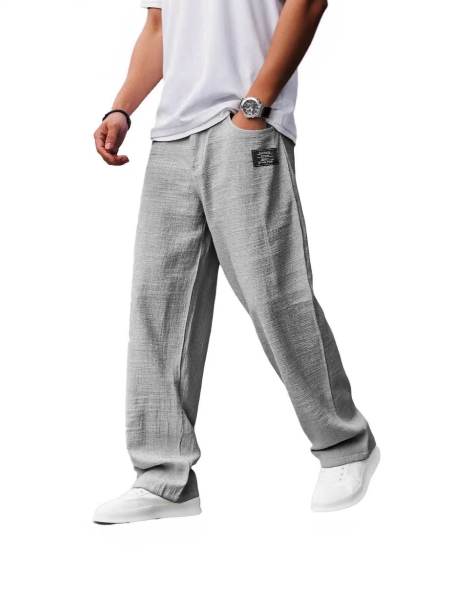 summer thin fashionable bamboo trousers for leisure