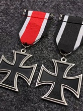 铁十字徽章德意志普鲁士二级橡树叶骑士章勋章胸章跨境专供代发