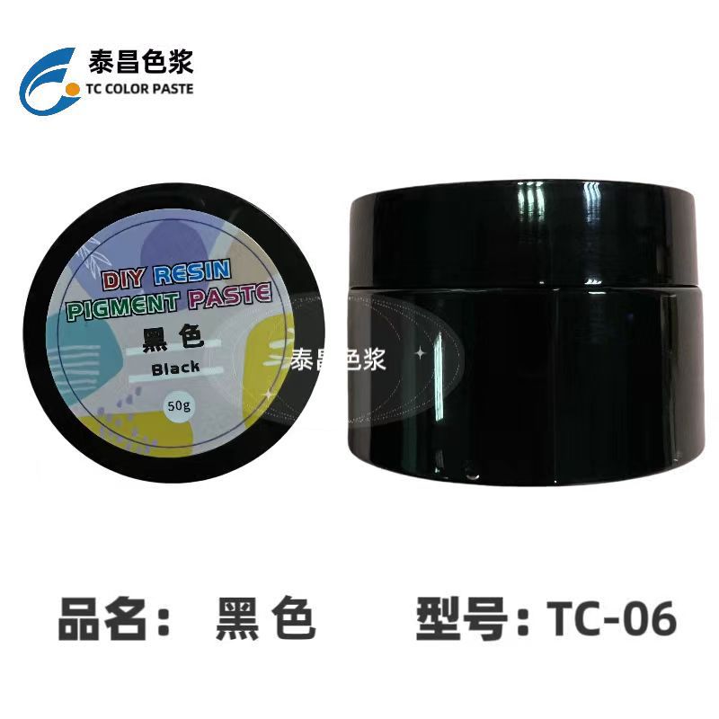 TC-06 글루 컬러 페이스트 블랙, 오픈 병 50g