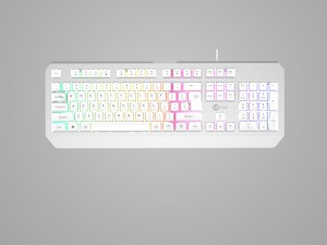 White [single keyboard gaming model] kb125