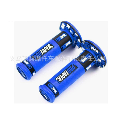 Pro Motorcycle Handlebar Grips, Motorcycle Handle Cover - cj-034-blue