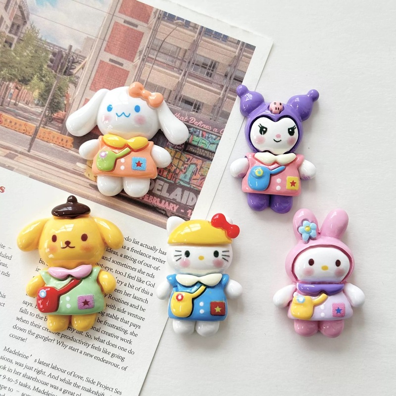 中号のかわいいショルダーバッグのサンリオの磁気冷蔵庫は漫画の磁気を貼って装飾のアイデアの3d立体の鉄の石を貼ります。|undefined