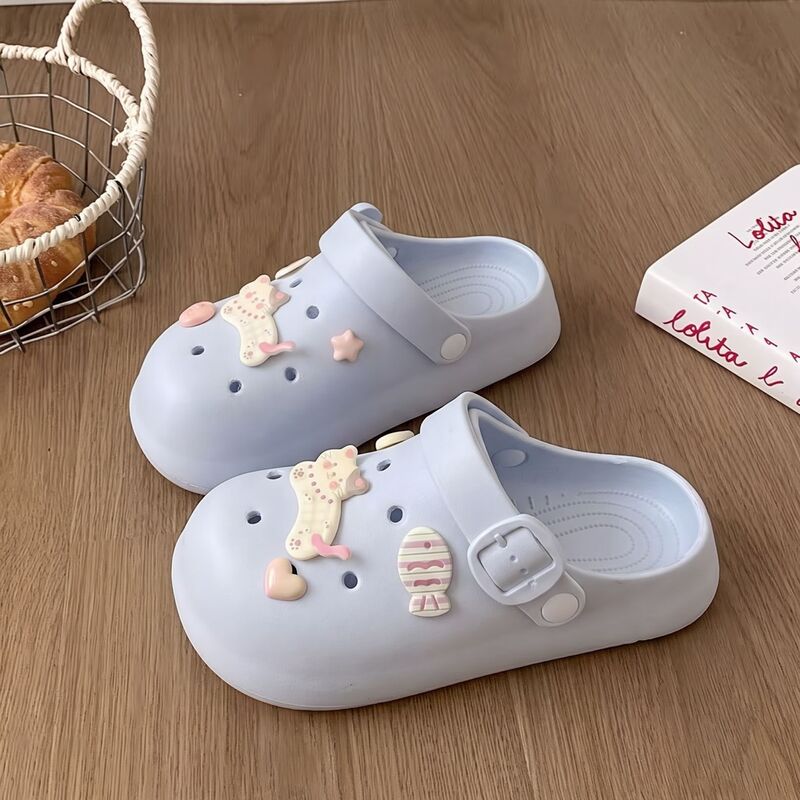 2026 New Versatile Outdoor Commuting Clogs Summer Fun Little Fish Smiley Cat Durable EVA Closed-Toe Slippers 2026 New Versatile Outdoor Commuting Clogs Summer Fun Little Fish Smiley Cat Durable EVA Closed-Toe Slippers
