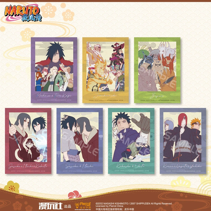 Портретная серия Stand-Up Art Card (Moriwan) Naruto, коллекционная серия 6.3×8.9 см