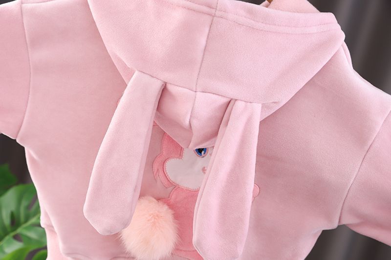 Mädchen Winter Zweiteiler Set Mit Cartoon Jacke Und Hose_voghion.com